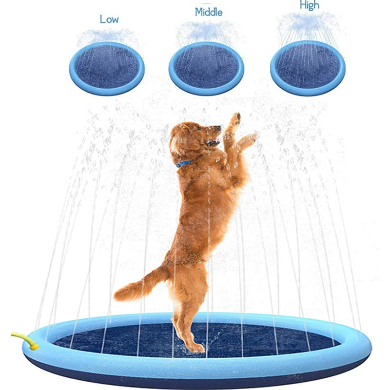 Dog Splash Sprinkler Pad Splash Pad Dogs