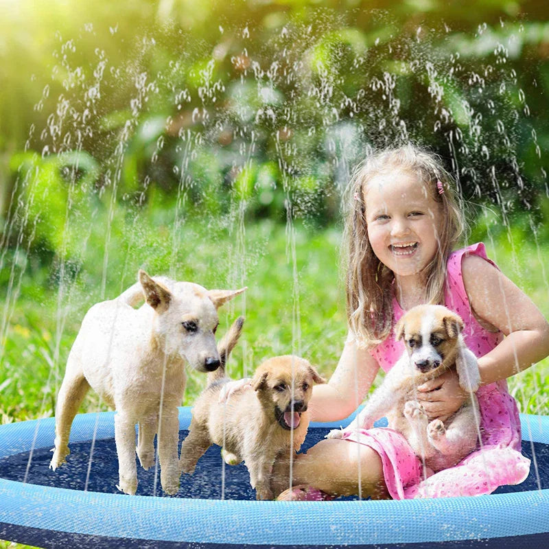 Dog Splash Sprinkler Pad Splash Pad Dogs