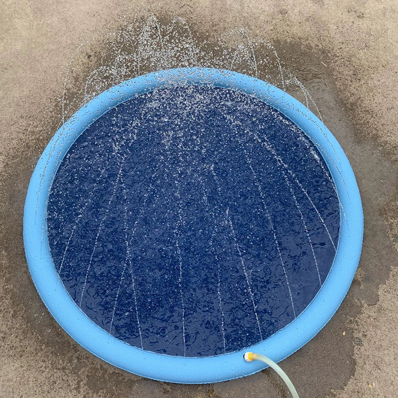 Dog Splash Sprinkler Pad Splash Pad Dogs