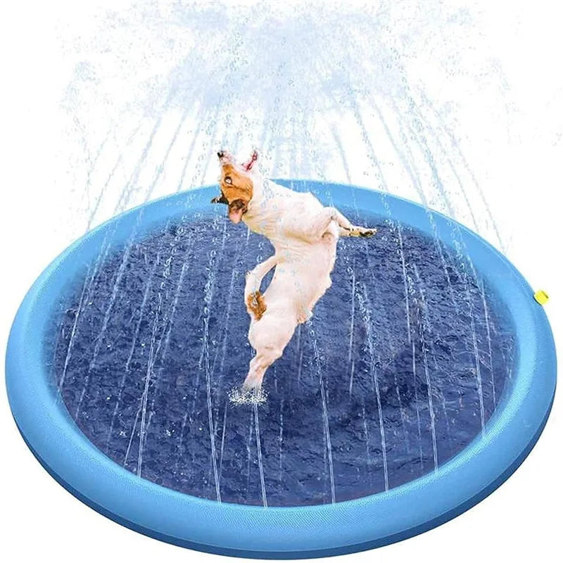 Dog Splash Sprinkler Pad Splash Pad Dogs