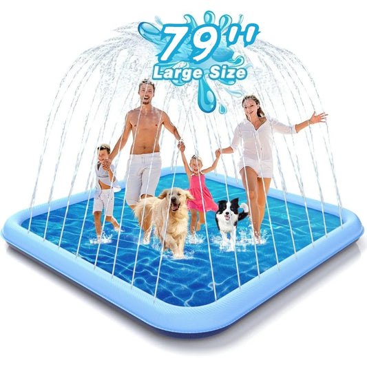 Extra Large Dog Splash Pad Splash Pad Dogs