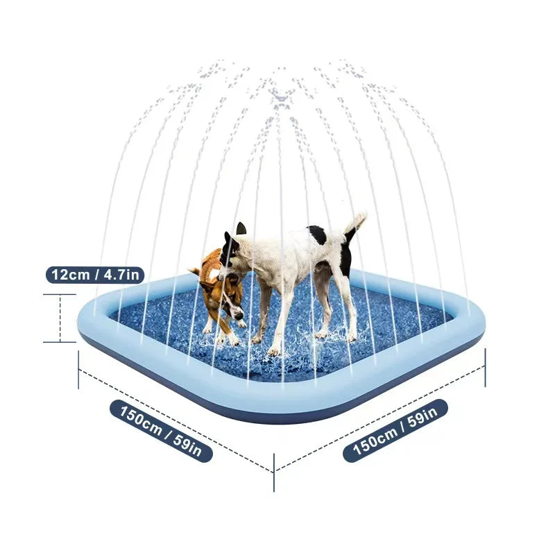 Extra Large Dog Splash Pad Splash Pad Dogs