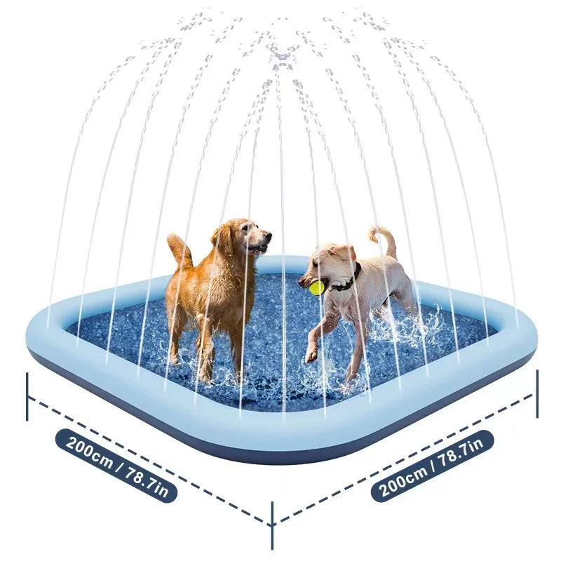Extra Large Dog Splash Pad Splash Pad Dogs